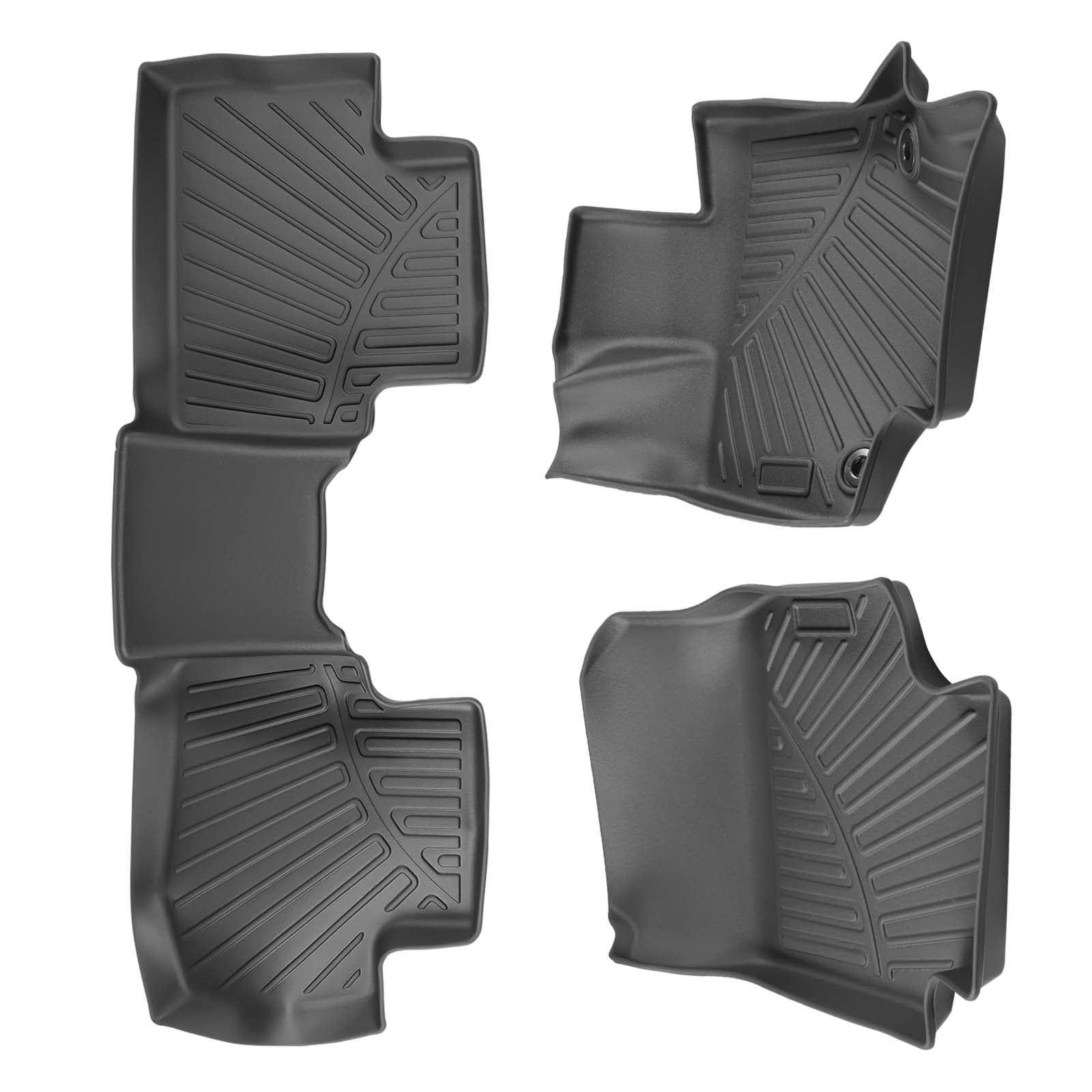 Maxpeedingrods 3D All Weather TPE Floor Mats For Toyota RAV4 Hybrid Only 2019 2020-2024 Rubber