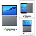 thumbnail image 2 of Cadorabo Étui pour Tablette Huawei MediaPad M5 LITE 10 (10.1 Pouces Zoll) Protection d'Écran Portefeuille en Cuir PU Réveil, 2 of 9