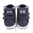 thumbnail image 3 of Baby Girls Boys Canvas Shoes Infant First Walker Soft Sole High-Top Ankle Sneakers Newborn Crib Shoes 0-6 Months, 3 of 5
