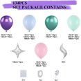 thumbnail image 2 of Mermaid Balloon Garland Kit, 134PCS Mermaid Balloons with Silver Mermaid Tails Stars, Macaron Purple Pink Green Metallic Green Purple Balloons Arch, f, 2 of 4