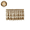 Brown, variant on Floral Print Café Curtains Lace Edges Tiered Window Valance Shade for Kitchen and Bathroom - Versatile Light Filtering Curtain for Living Room and Home Decor