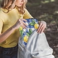 thumbnail image 5 of FORMRS 13-13.3 inch Laptop Sleeve Case Soft Carrying Quilted Computer Bag Cover, Blue Plaid Lemon, 5 of 7