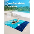 thumbnail image 4 of Manta de playa OCOOPA Diveblues de nailon sin arena, 220 x 210 cm, 4 of 8