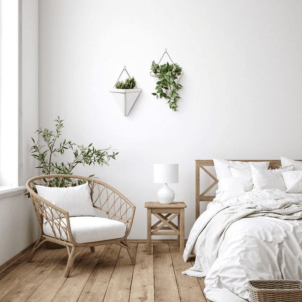 White wall planter deals