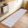 thumbnail image 3 of Hallway Runner Rug 2x6 Ft, Abstract Plaid, Non Slip Area Rugs for Entryway, Minimalistic Multi Colors Country Rustic Plaid Washable Low Pile Accent Carpet for Indoor Corridor Laundry Kitchen Bedside, 3 of 9