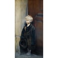 thumbnail image 3 of Fernand Pelez 11x18 Black Modern Framed Museum Art Print Titled - Misery Or&nbsp;Little Beggar, 3 of 5