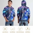 thumbnail image 6 of Mobile Suit Gundam Hoodie 3D Print Pullover Hooded Long Sleeve Sweatshirts Tops Blouse with Pocket for Mens Womens, 6 of 8