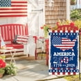 thumbnail image 3 of 250 Anniversary USA Flag, 3 Ply Durable Double Sided 250th USA Garden Flag- Fade Resistant Outdoor Decor for Garden & Porch, 12 x18 In Outdoor Banner Decorations, 3 of 6