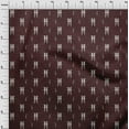 thumbnail image 3 of oneOone Polyester Lycra Fabric Ikat Style Kasuri Printed Fabric 1 Yard 56 Inch Wide, 3 of 4