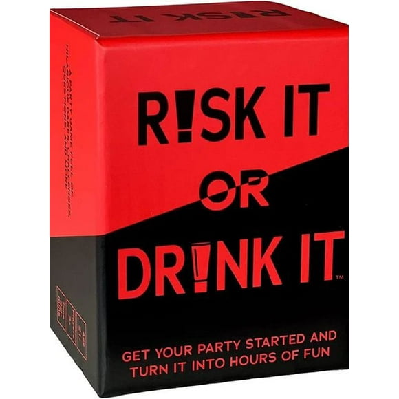 Jeu de société Risk It ou Clicks It pour adulte  jeu de société amusant pour les fêtes de fin d‘année  cartes à boire  Pregame