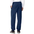 thumbnail image 2 of Hanes Mens Sport Ultimate Cotton Fleece Sweatpants With Pockets, 2XL, Navy, 2 of 2