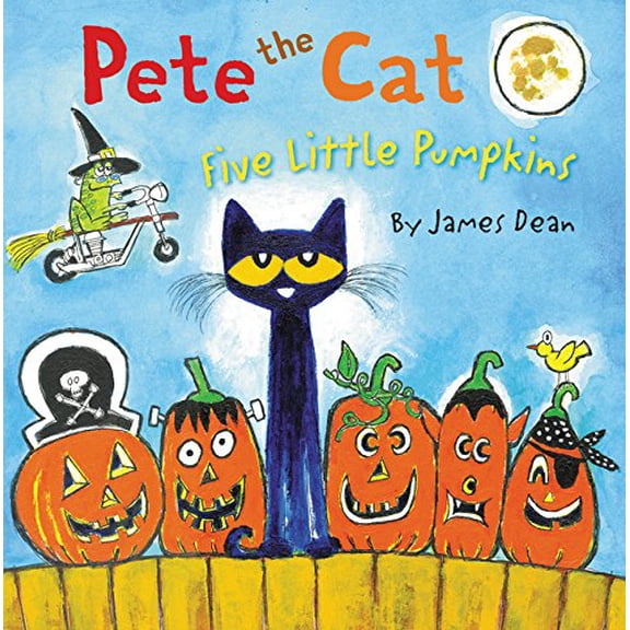 Pre-Owned Pete the Cat: Five Little Pumpkins: A Halloween Book for Kids (Hardcover) 0062304186 9780062304186