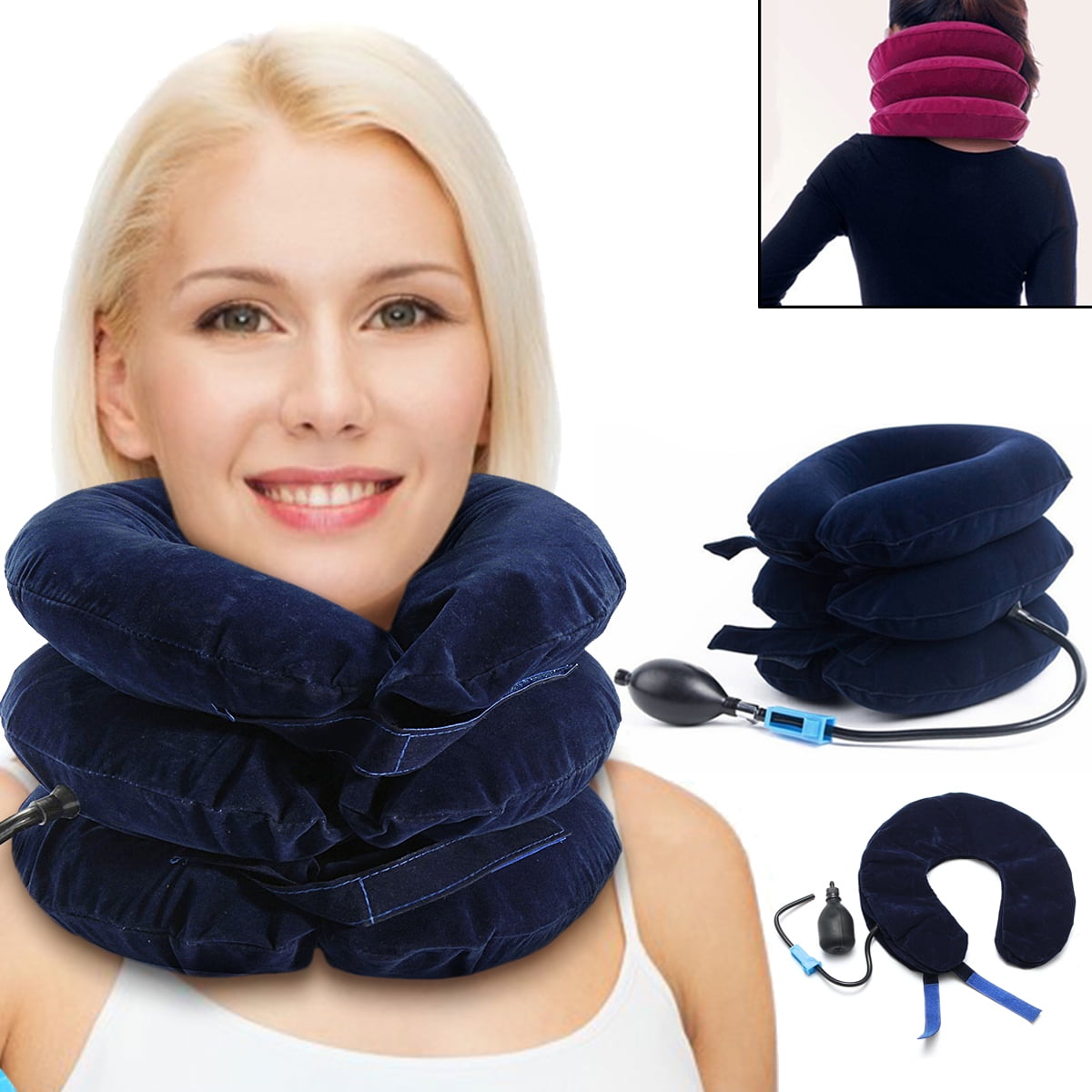 Kwanshop Neck Traction Neck Cervical Traction Collar Device For Neck Shoulder Back Head Pain Relief Inflatable Spine Alignment Pillow Walmart Com Walmart Com Kwanshop Neck Traction Neck Cervical Traction Collar Device For Neck Shoulder Back Head Pain Relief Inflatable Spine Alignment Pillow Walmart Com Walmart Com