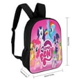 thumbnail image 2 of Custom Backpack My Little Pony 17-Inch Anime Backpack Laptop Backpack Lightweight Water-Resistant Spacious for Work Or School, 2 of 9
