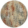 thumbnail image 2 of Addison Rugs Chantille Indoor/Outdoor Transitional Abstract Pewter Machine Washable Round Rug, 8' x 8', 2 of 8