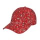 thumbnail image 1 of Balery Red Paisley Floral Gorra de béisbol de tamaño ajustable para correr, entrenar y actividades al aire libre. Gorra de papá para todas las estaciones., 1 of 6