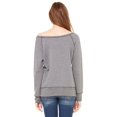 thumbnail image 3 of Women's Long Sleeve Boatneck Fleece Sweatshirt, 3 of 3