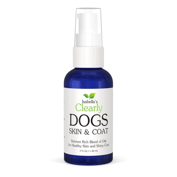 Natural SKIN & COAT Oil for Dogs | Skin Soother with Coconut, Almond and Olive Oils | Soothe Dry Skin, Allergies and Skin Irritation | Add Softness and Shine to a Dull Coat | Made in the USA
