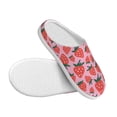 thumbnail image 3 of KLL Cartoon Strawberry Pattern Adult Unisex Cozy Slippers,Fuzzy Slip-on Slippers TPR Sole Slippers Comfort Plush Home Footwear for Indoor & Outdoor-13, 3 of 7