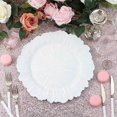 thumbnail image 5 of 24 White 13" Acrylic Wooden Textured Round Reef Acrylic Charger Plate, 5 of 5