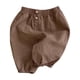 thumbnail image 1 of Odeerbi 0-2 Años Niños Niñas Pantalones de Algodón Entrenamiento Atlético Deportes Jogger Pantalones Color Sólido Joggers Sueltos Ligeros, 1 of 4