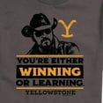 thumbnail image 3 of Yellowstone - Your Either Winning Or Learning - Men's Short Sleeve Graphic T-Shirt, 3 of 6