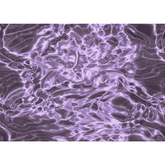 Ahgly Company Machine Washable Indoor Rectangle Transitional Purple Jam Purple Area Rugs, 4' x 6'