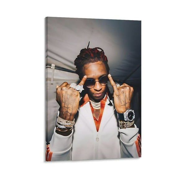 Young Thug1 Rapper Cool And Dazzling Art Poster Wall Art Poster Gifts Bedroom Prints Home Decor Hanging Picture Canvas Painting Posters 24x36inch(60x90cm)