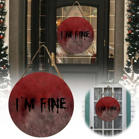 

[ Decoration] Doorplate Creating A Unique And Terrifying Atmosphere Attracting Guests Attention!3 Vase Decorations for Living Room Front Door Decorations Outdoor Welcome Front Door Sign Hanging