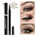 thumbnail image 2 of Waterproof Liquid Eyeliner, Light Brown Liquid Eye Liner Pen with Fine Tip Brush, Long Lasting Transfer Proof Eyeliner, Smudge Resistant Liquid Liner for Makeup, 1ml, 2 of 9
