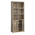thumbnail image 3 of Pemberly Row Engineered Wood Library with Doors in Rustic Cedar/Brown, 3 of 14