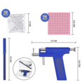 thumbnail image 4 of Ear Body Piercing Tools Kit Nose Navel Gun Machine With 98pcs Studs Tool GuanGuan, 4 of 5
