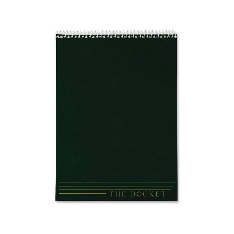 TOPS Docket Wirebound Legal Writing Pads - Letter - 70 Sheets - Wire Bound - 0.34