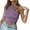Purple womens tops summer, variant on USSUMA Womens Plus Tops and T-Shirts Women's Sleeveless Tops Summer, Crop Tops for Women Summer Tops One Shoulder Basic Strappy Cami Tank 2022 Beach