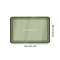thumbnail image 3 of Diatomaceous Earth Bath Mat | Super Absorbent Quick-Dry Bathroom Rug | Non-Slip Rubber Backing | Modern Green Shower Mat | 16X24 Inch Floor Mat for Bathroom & Shower, 3 of 6