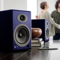 thumbnail image 2 of Audioengine A5+ Haut-Parleurs d'Étagère Sans Fil Bluetooth Alimentés, Paire, Bleu Mat, 2 of 6