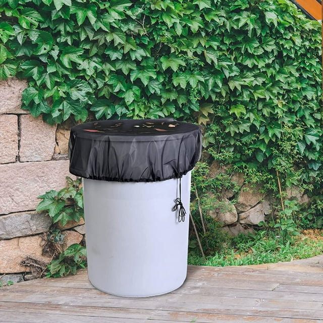 Ruiboury Outdoor Mesh Cover Rain Barrels Water Collection Gathering Filter Protection Tank Shade Net for Garden Balcony 100cm