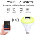 thumbnail image 1 of Bombilla de música Bluetooth, bombilla LED RGB que cambia de color con mando a distancia para fiesta, hogar, dormitorio, Bar, 1 of 7