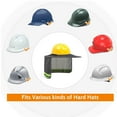 thumbnail image 5 of TCCFCCT Hard Hat Sun Shade, Hard Hat Accessories, Full Brim, Man& Woman, (Hard Hat Not Included), Black, 2 Pack, 5 of 6