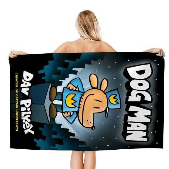 Bath Towels for Dog Man Beach Towel Kids Girs Boys Gifts Soft & Absorbent for Bathroom Travel Camping Vacation 20×40 inch