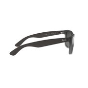 Ray-Ban Justin Sunglasses for Women and Men with Rubber Grey Frames and Grey Mirror Lenses, Size 55