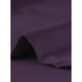 thumbnail image 5 of INSPIRE CHIC Boléro de Soirée Élégant pour Femme à devant Ouvert, Manches 3/4, Cardigan en Satin, Violet Foncé, TP, 5 of 5