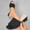 Black, variant on Square Open Toe Heeled Sandals for Women Low Block Chunky Heel Sandals Slip on Mules Comfortable Dress Shoes Yellow 9.5(43)
