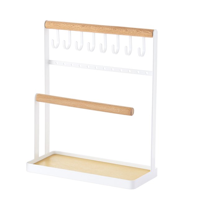 Jumpingount Soporte para joyas, estante de Metal, soportes de escritorio, soporte de exhibición para reunión, estante para pendientes de Ropa, zapatos y accesorios Miscelánea