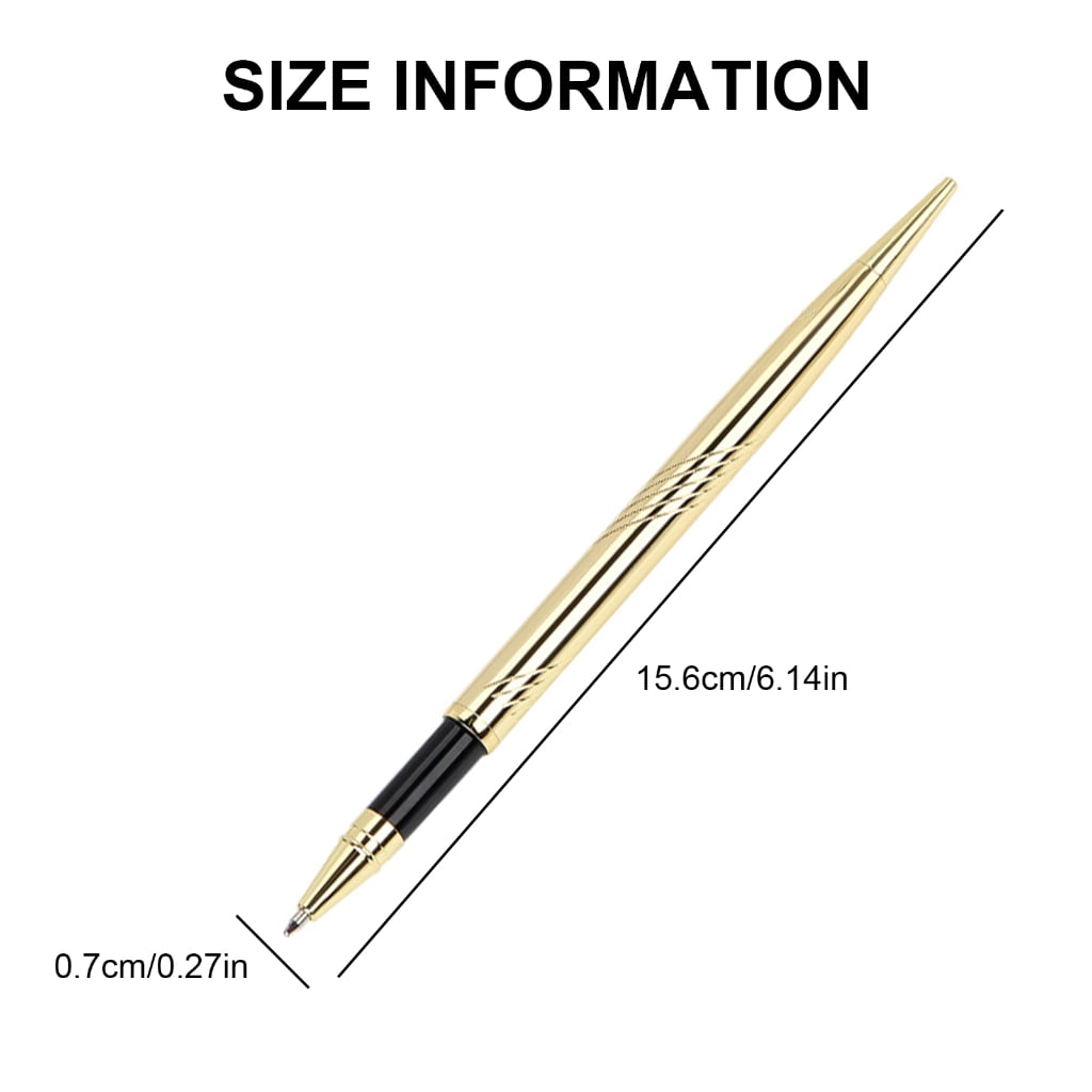 Necvior 5 Pcs Counter Service Pen with Base Ballpoint Pen Reception Pen for Bank Wedding