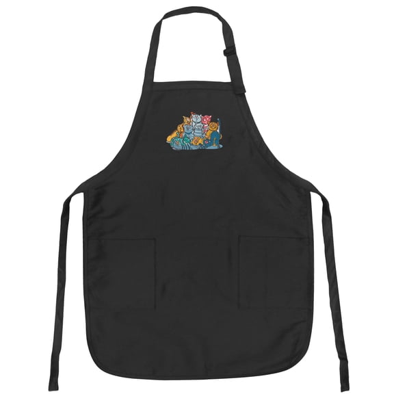 Cat Apron DELUXE Cats APRONS Barbecue Grilling or Kitchen