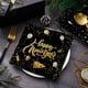 thumbnail image 5 of Decoraciones navideñas, adornos navideños, regalos navideños, 20 servilletas de papel de Año Nuevo en negro y dorado, decoraciones para fiestas de Año Nuevo, vajilla desechable para fiestas de Nochevi, 5 of 5
