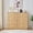 B 8 drawer-Natural, variant on YOCWO 5 Drawer Dresser Set of 2 with Wave Panel, Mid Century Tall Storage Dresser Chest of Drawer for Bedroom, Natural