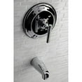 thumbnail image 4 of Kingston Brass KB2631MLTTO Tub Trim Only Without Shower, Polished Chrome, 4 of 5
