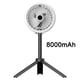 thumbnail image 1 of Ventilador, ventilador de techo, ventilador de escritorio, ventilador portátil, trípode, ventilador de iluminación, ventilador de camping al aire libre, ventilador de carga, portátil, multifuncional,, 1 of 4